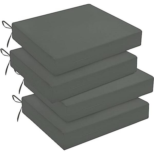 18.5 in. x 16 in. x 3 in. Outdoor Chair Cushions Patio Cushions for