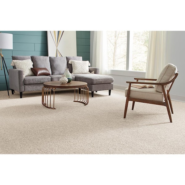 Gorrono Ranch I - Pearl - Beige 30 oz. Triexta Texture Carpet - Installation Required
