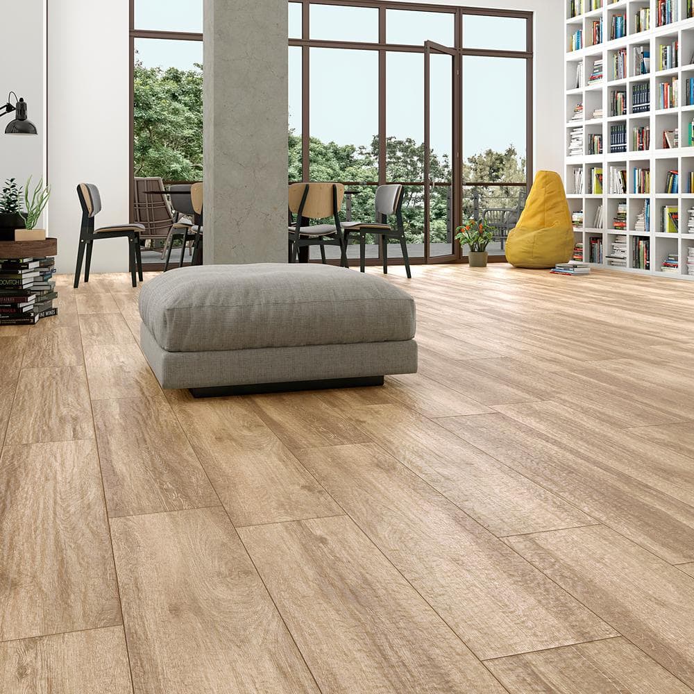 Blackthorn Matte Brown Large Format Porcelain Tile