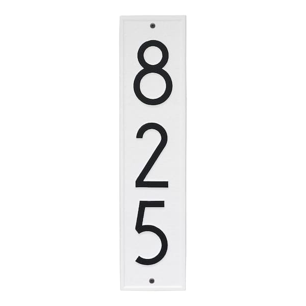 Whitehall Products Delaware Modern Personalized Rectangle Vertical Wall Plaque