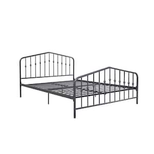 Bushwick Gray Metal Frame Full Size Platform Bed