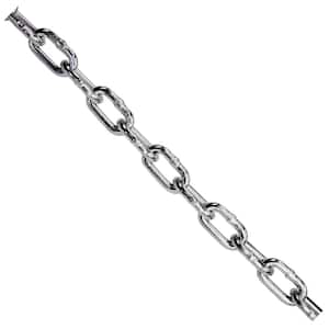 1/4 in. x 25 ft. Grade 30 Proof Coil Chain Zinc Plated Heavy-Duty Carry Bag