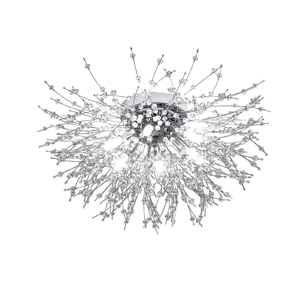 19.7 in. Flush Mount Ceiling Lights Crystal Sputnik Firework Close to Ceili