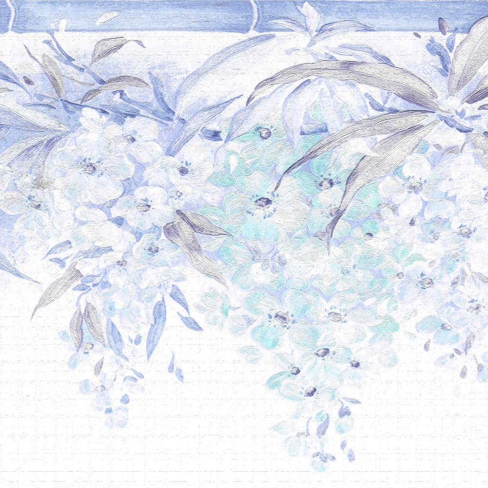 Falkirk Dandy II Purple Flowers on Bamboo Rod Floral Peel and Stick Wallpaper Border price history on PriceWatchPro