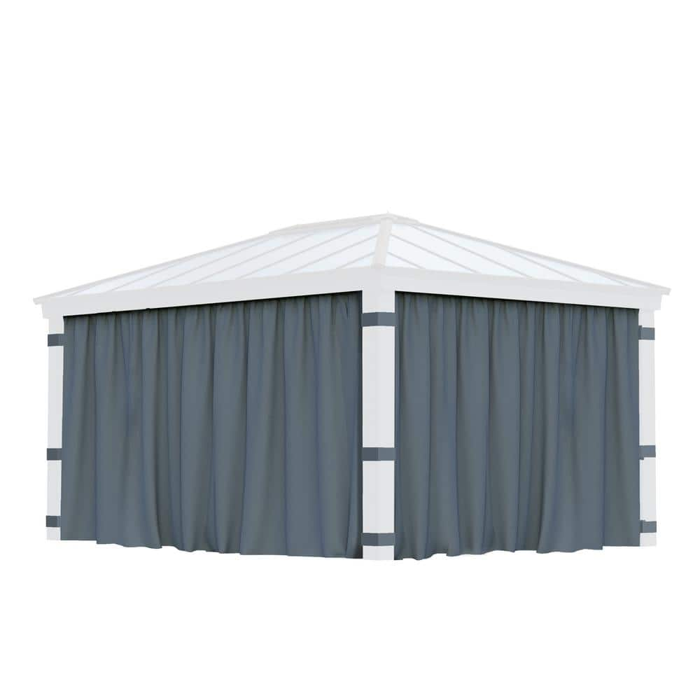 CANOPIA by PALRAM Curtain Set for Dallas 12 ft. x 16 ft. Outdoor Gazebo