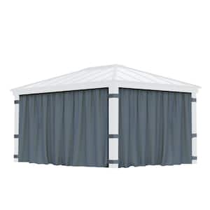 Curtain Set for Dallas 12 ft. x 16 ft. Outdoor Gazebo