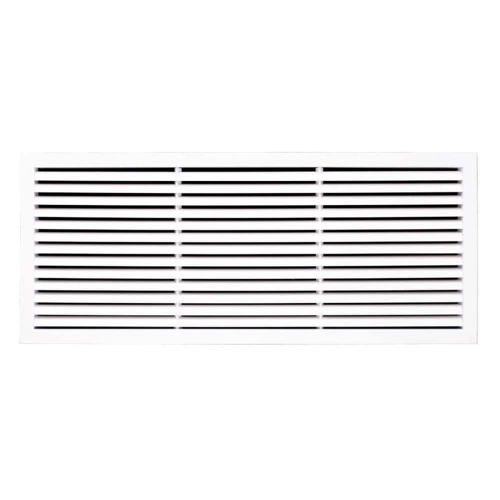 36 in. x 14 in. Aluminum Return Air Grille in White