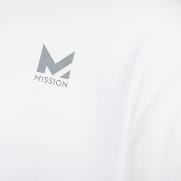Mission Unisex Long Sleeve Hoodie Shirt White-Medium 5504 - The