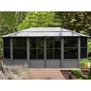 Florence Solarium 12 ft. x 18 ft. in Slate