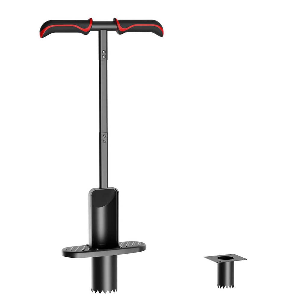 Long Handle Bulb Planter 2.2 in. and 3.3 in. Hole Digger with Foot Pedal for Planting, Transplanting, Weeding price history on PriceWatchPro