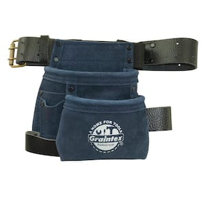 4-Pocket Children's Navy Blue Tool Pouch w/Belt