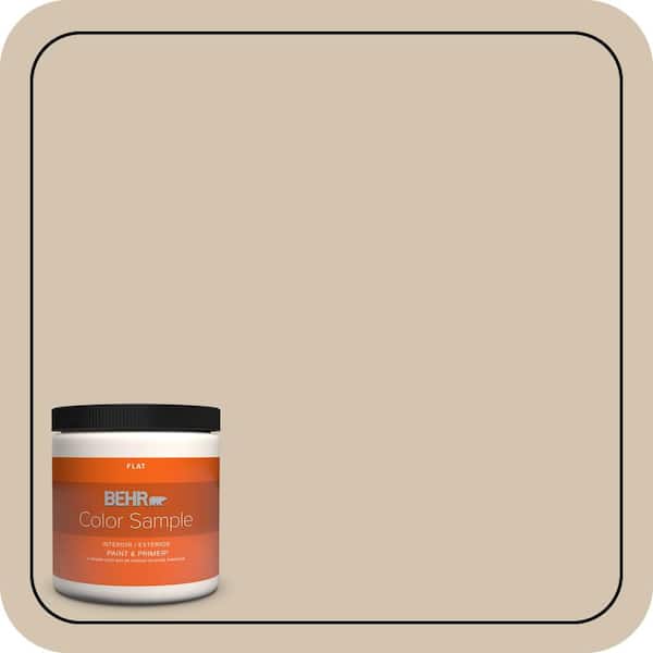 BEHR PREMIUM PLUS 8 oz. #720C-2 Chocolate Froth Flat