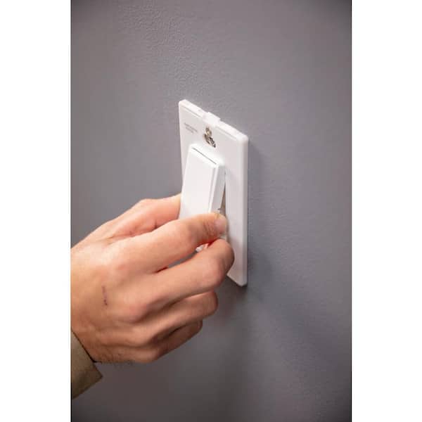 Square D X Series 15 Amp 4-Way Rocker Switch Back Wire Light