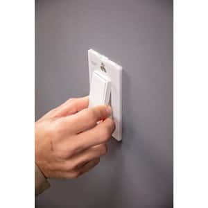 X Series 15 Amp Single-Pole Rocker Switch Back Wire Light Switch Matte White
