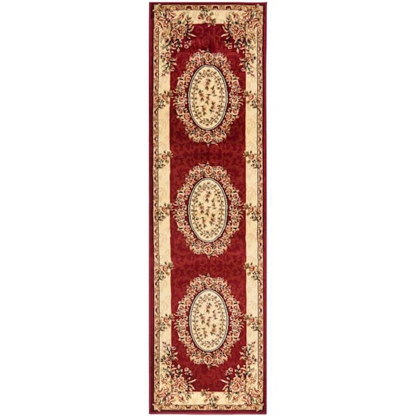 Skid-Resistant Carpet Runner - Burgundy Red - 6 ft. x 27 in. - Many Other Sizes to Choose from