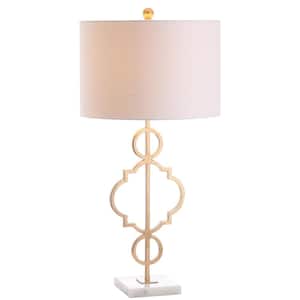 July 31 in. H Gold Leaf Metal Table Lamp
