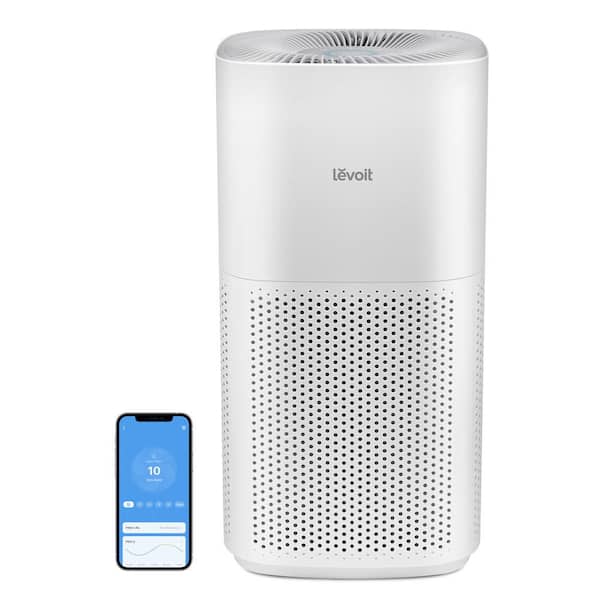 LEVOIT PlasmaPro 600S-P (Coverage 635 sq.ft.) Activated Carbon Original Filter Entire Home Air Purifier in White