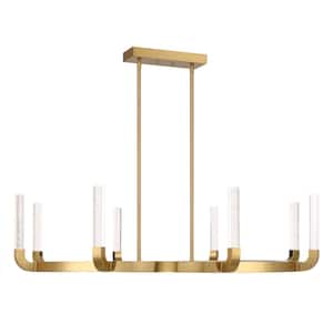 Savoy House Breegan Jane by Savoy House Del Mar 8-Light Warm Brass ...