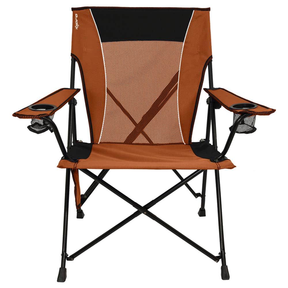 Kijaro Victoria Desert Orange Dual Lock Chair 800711 - The Home Depot