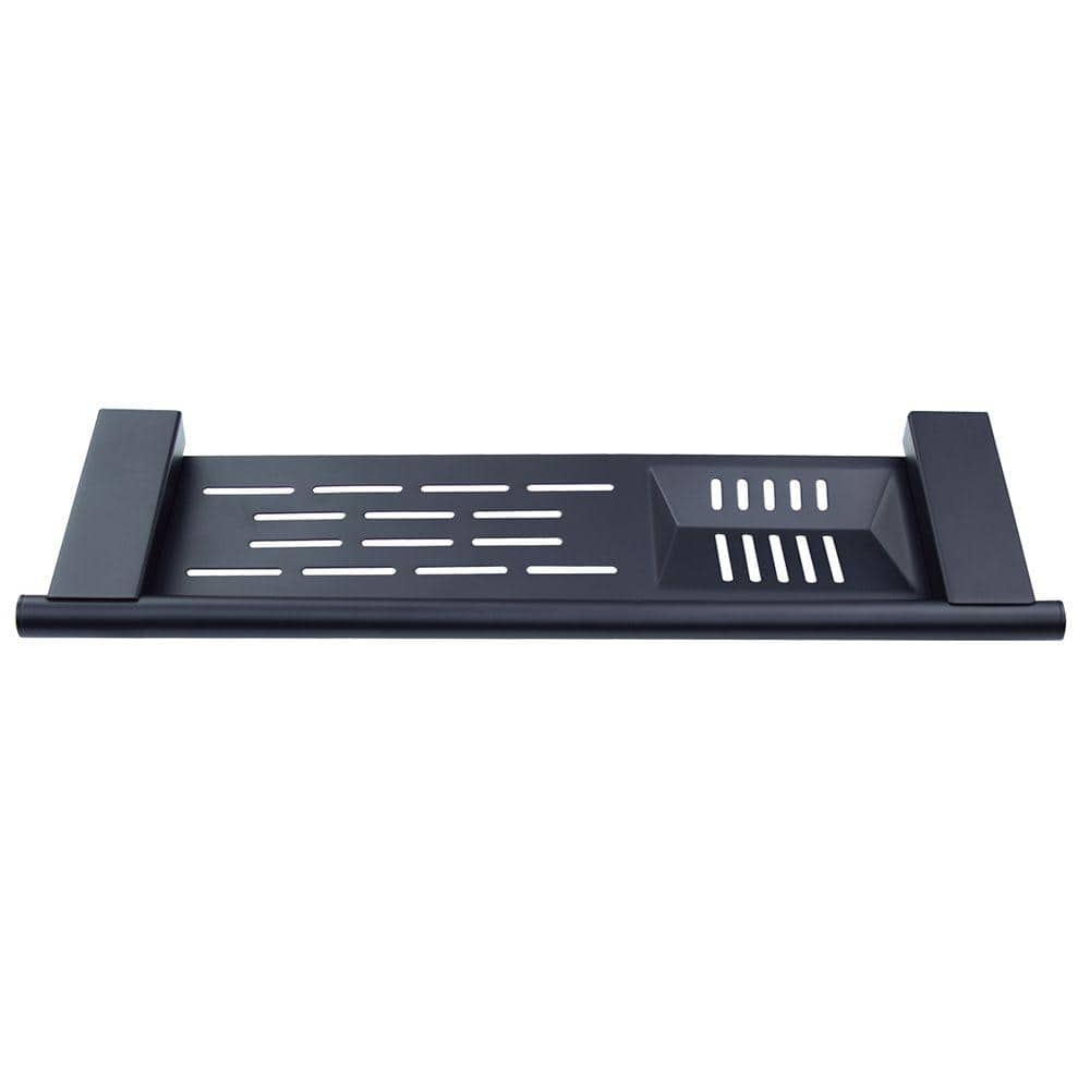 Black Stainless Steel Wall Mount Soap Dish Shelf