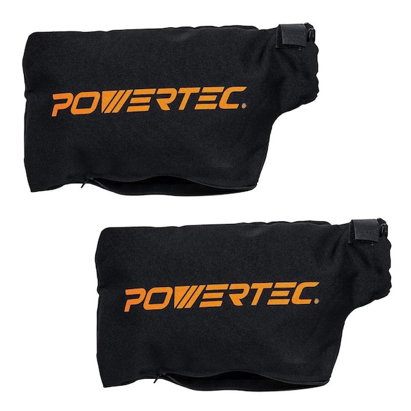 Miter Saw Dust Collector Bag for 10 in. and 12 in. Miter Saw Fits Nominal 2-1/2 in. Dust Ports Hook Loop Dust Bag 2-Pack