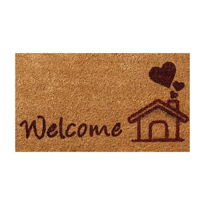 This Home is Bursting With Love 18 in. X 30 in. Vibrant Welcome Door Mats