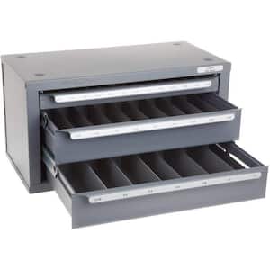 14-5/8 in. 3-Drawer End Mill Drill Bit Tool Case