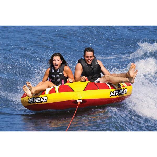 Airhead Turbo Blast Inflatable Double Rider Towable Lake Boat