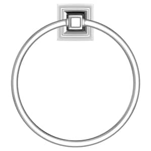 TS Wall Mounted Series Towel Ring in Chrome