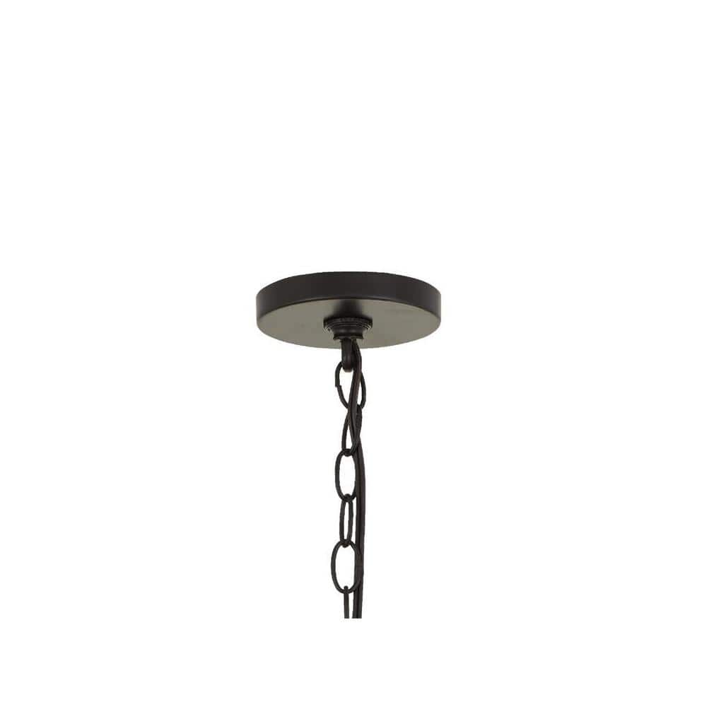 Mini Brielle Dark Bronze 4-Light Crystal Candle Chandelier
