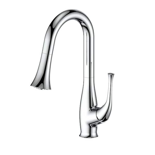 ZLINE Kitchen and Bath ZLINE Shakespeare Kitchen Faucet in Chrome (SHK-KF-CH)