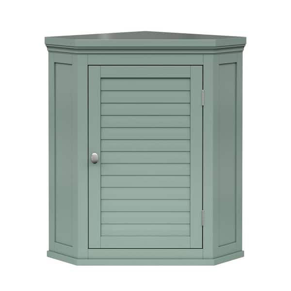 Glancy 15 in. W x 22.52 in. D x 24.02 in. H x Bathroom Storage Wall Cabinet in Sage Green