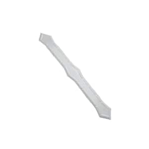 White Aluminum Downspout Band