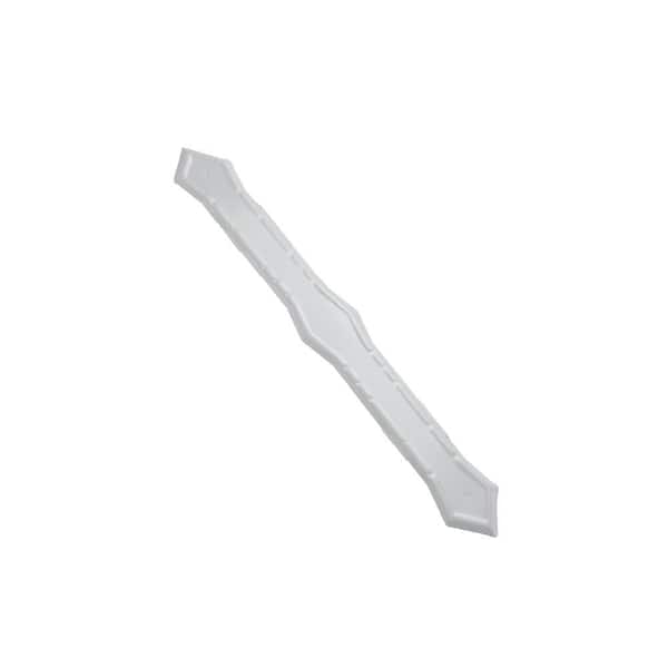White Aluminum Downspout Band