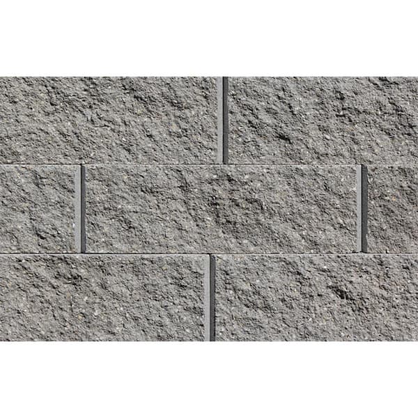 Rockwood Retaining Walls Universal 4 in. H x 18 in. W x 11 in. D Gray Concrete Wall Cap (45-Pieces/67.5 Lin. ft. / Pallet)