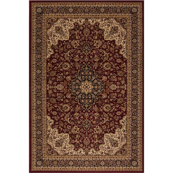 Concord Global Trading Persian Classic Red 4 ft. x 6 ft. Medallion Area Rug