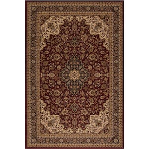 Persian Classic Red 9 ft. x 13 ft. Medallion Area Rug