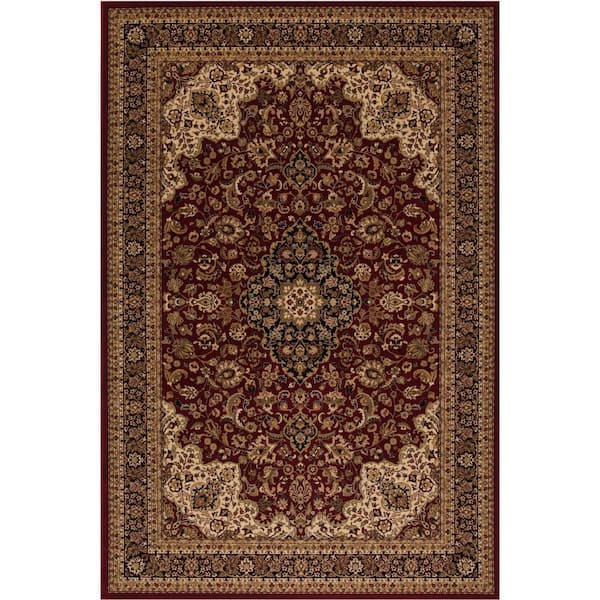 Concord Global Trading Persian Classic Red 9 ft. x 13 ft. Medallion Area Rug