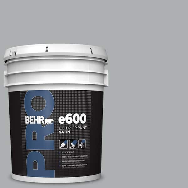 5 gal. #N500-3 Tin Foil Satin Enamel Exterior Paint