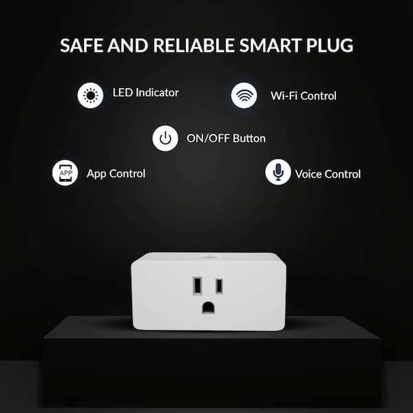 WBM Smart Multi Plug Outlet, White