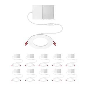 Value Series 4 in LED Slim Canless - White - (10-Pack)