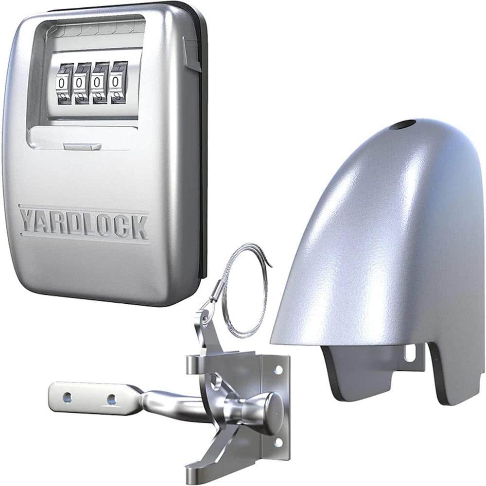 Silver Keyless Gate Lock with Stainless Steel Latch