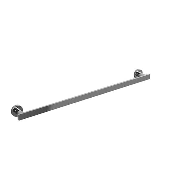 Paradox 24 in. Wall Mounted Towel Bar in Chrome