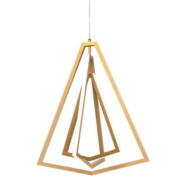 AFX Gianna Integrated LED Gold Pendant