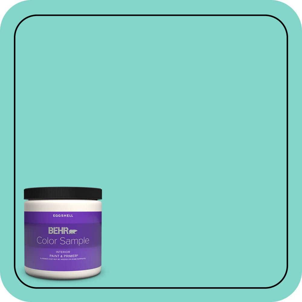 8 oz. Home Decorators Collection #HDC-MD-09 Island Oasis Eggshell Enamel Interior Paint & Primer Color Sample price history on PriceWatchPro