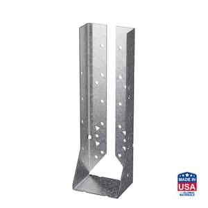 HUC Galvanized Face-Mount Concealed-Flange Joist Hanger for Double 2x12 Nominal Lumber