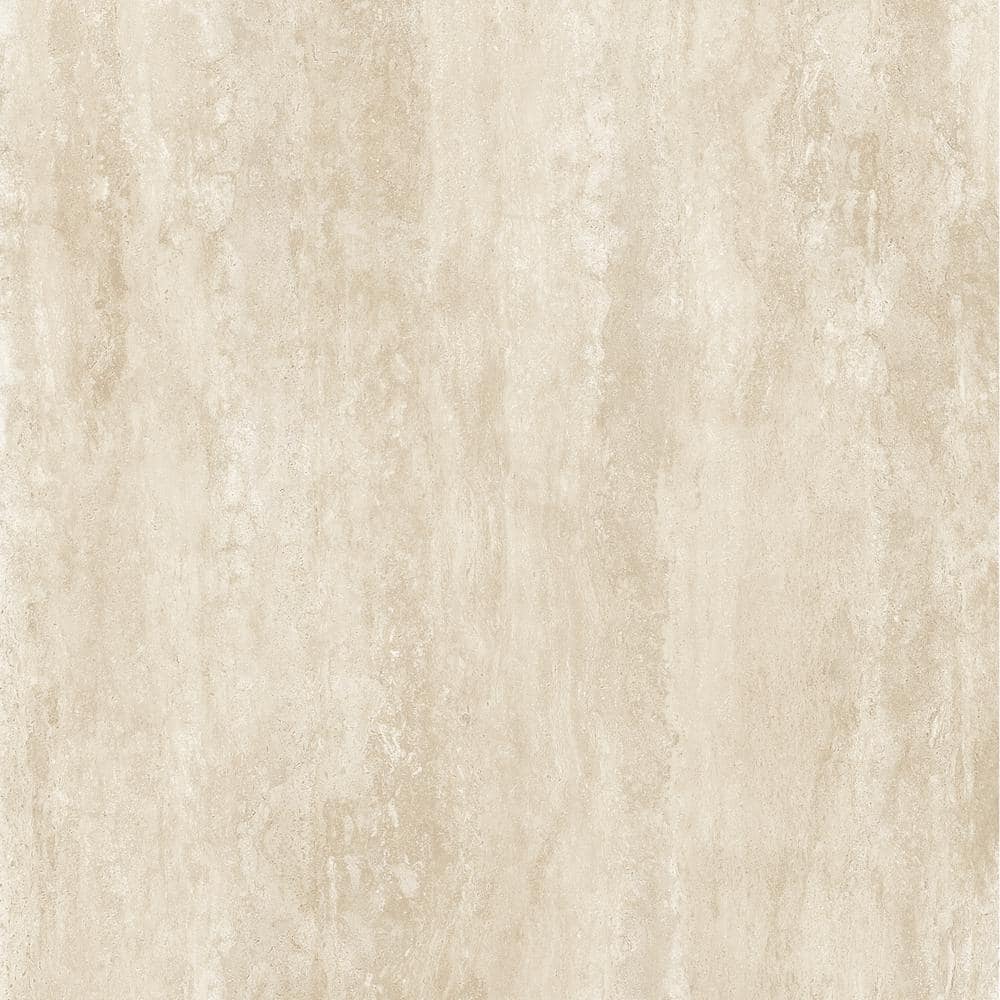 Cream Beige 24" x 12" Waterproof Vinyl Tile Flooring