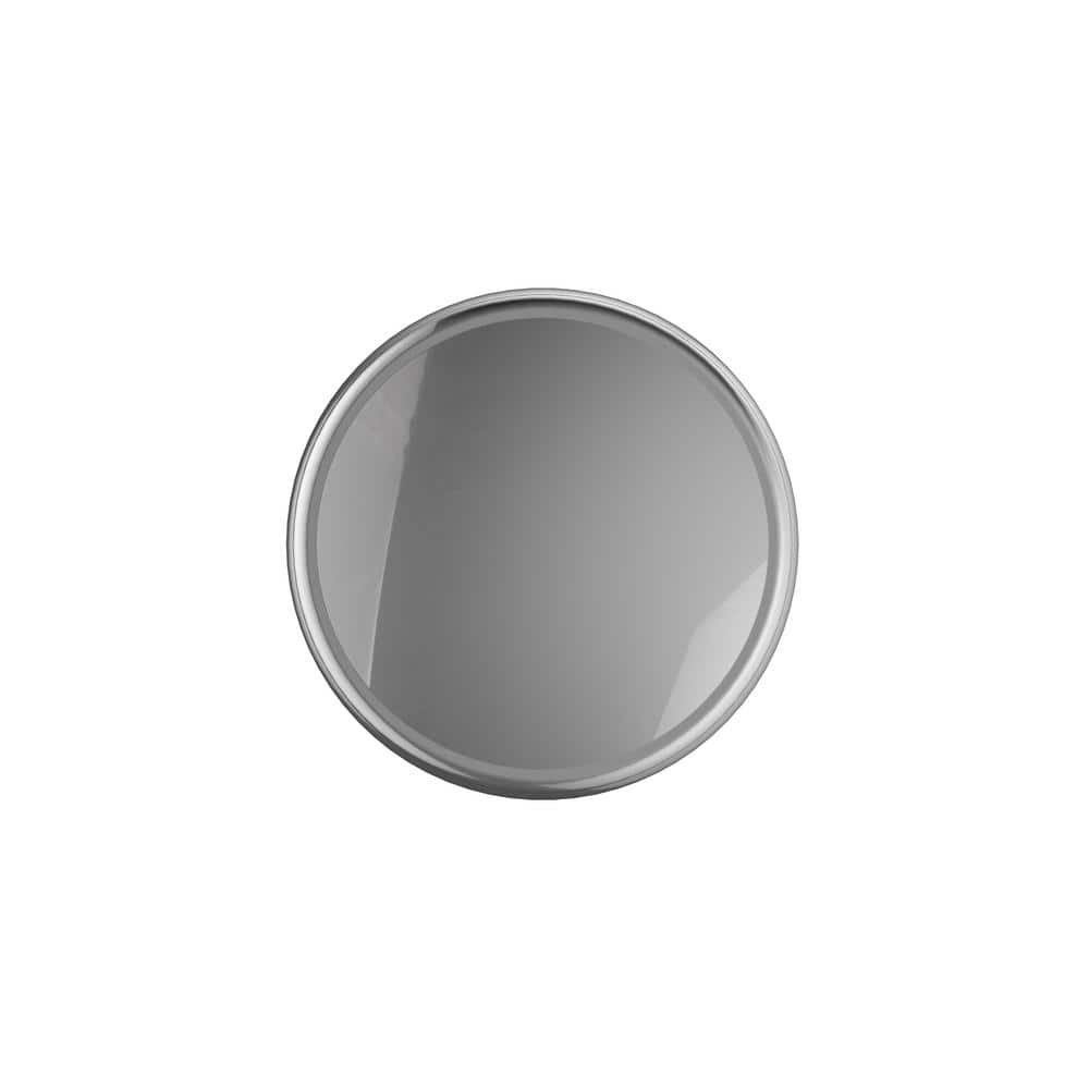 Polished Chrome Round Traditional Cabinet Knob with Mounting Hardware