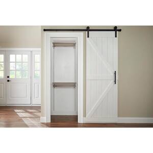 Genevieve 2 ft. Gray Adjustable Closet Organizer with Double Hanging Rod