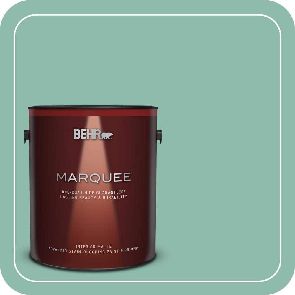 1 gal. #MQ6-37 Mild Evergreen One-Coat Hide Matte Interior Paint & Primer price history on PriceWatchPro